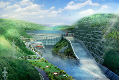津南老挝南塔河1号水电站项目
